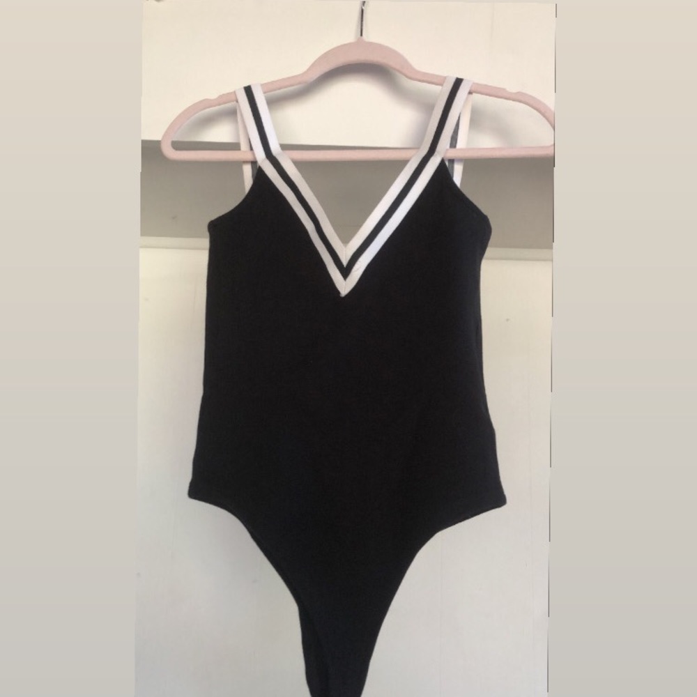Pull&Bear Jumpsuit Small Black and White